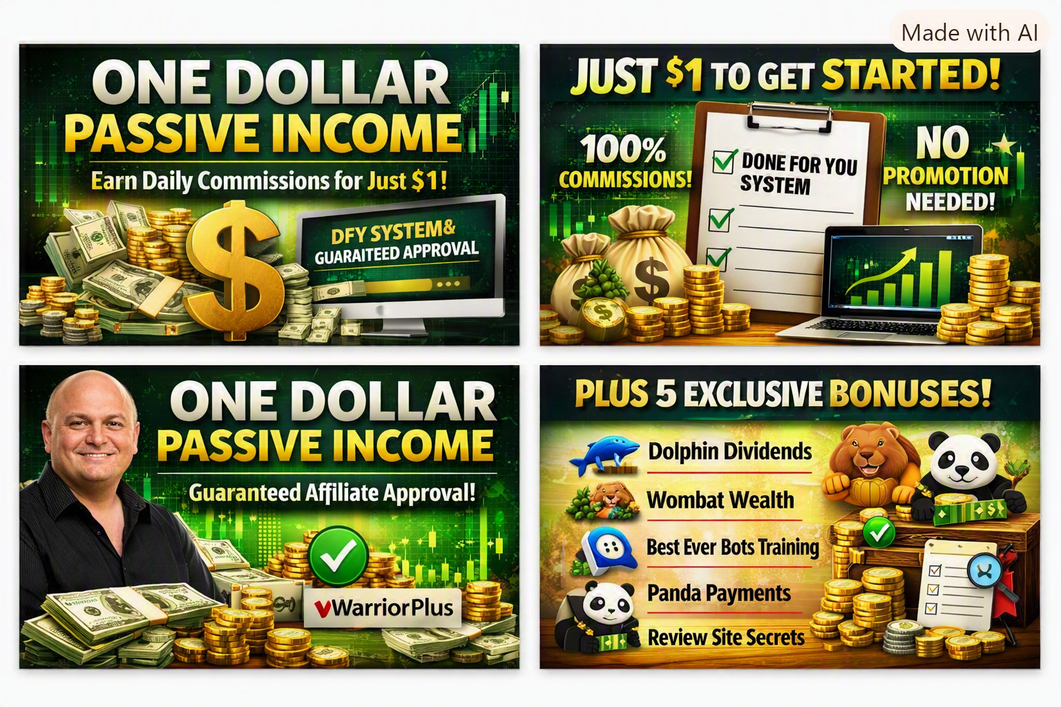 One Dollar Passive Income Review What You Get For $1